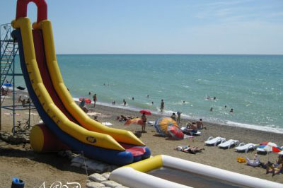 Пляж в Новофедоровке